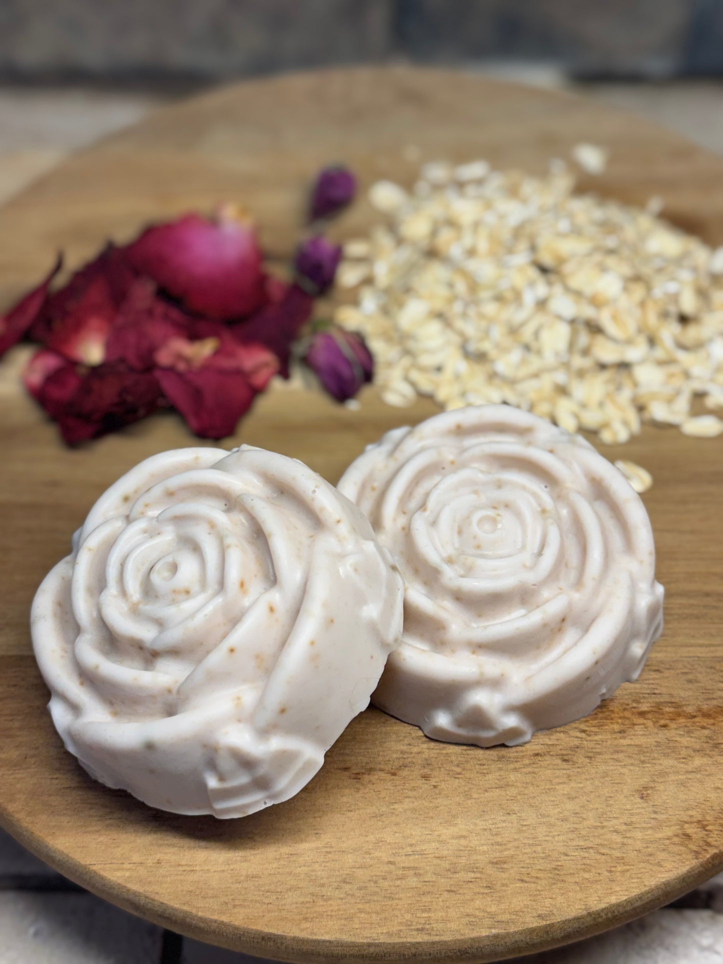 Oatmeal Rose Soap